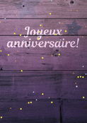 Joyeux anniversaire &eacute;toil&eacute; et color&eacute;